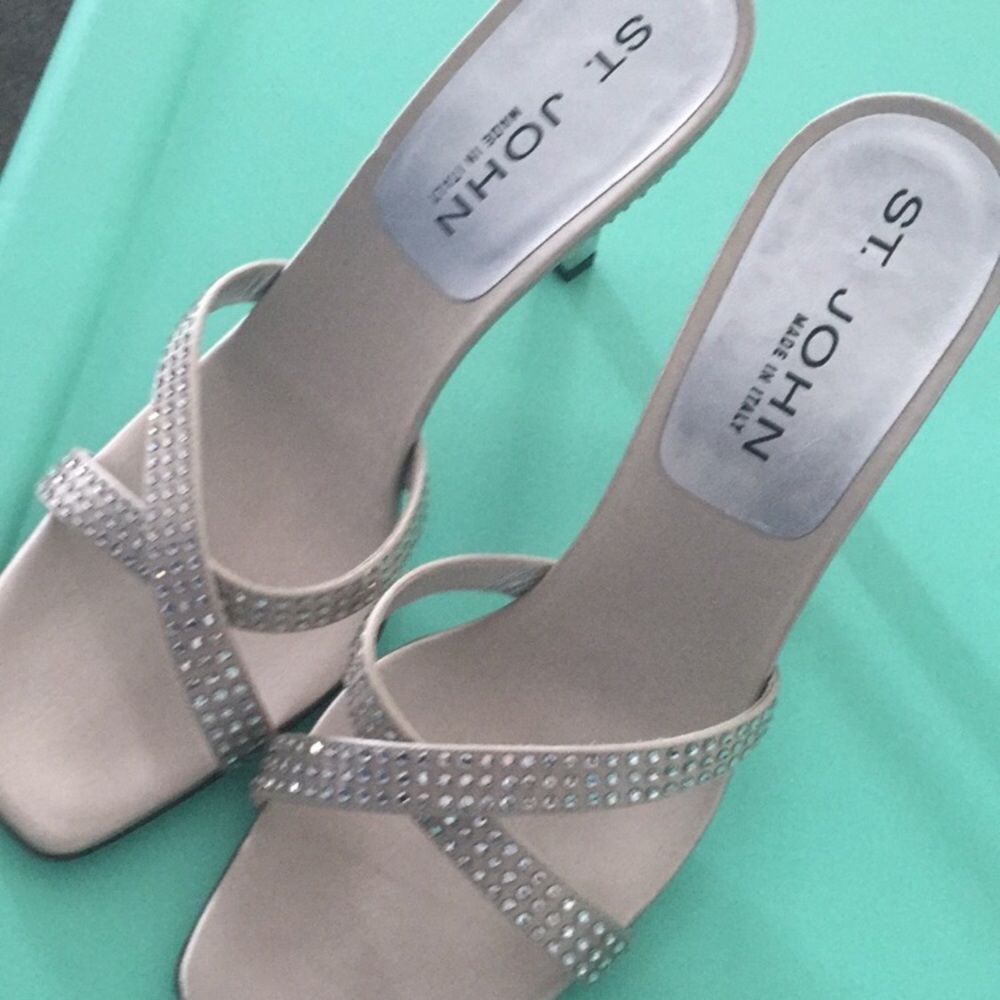 St. John sparkly heels